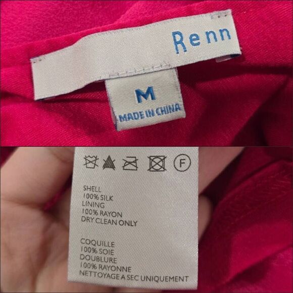 Renn Sheer Ruffle Midi Dress(C040)-Size M for Women - Picture 9 of 12